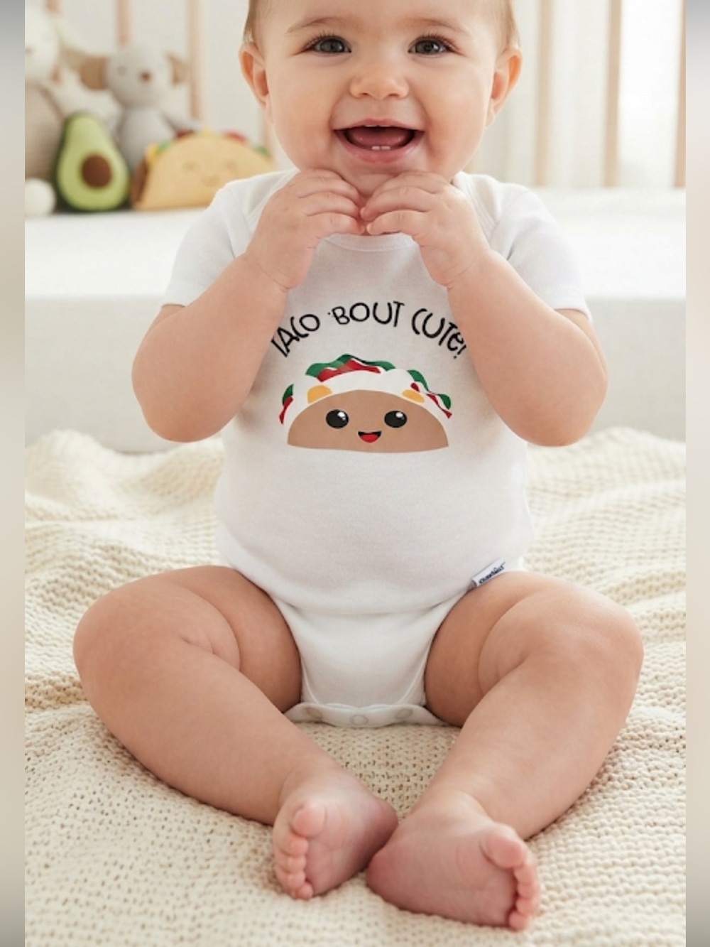 TACO bout cute Gerber one piece size 12M new with tag never worn 100%cotton